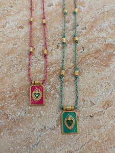 Coeur de feu necklace