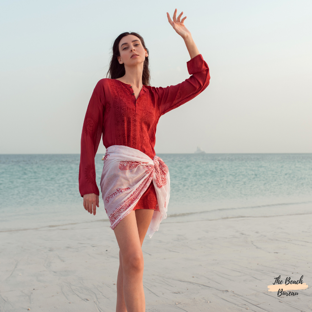 Dark Red Tunic – The Beach Bureau