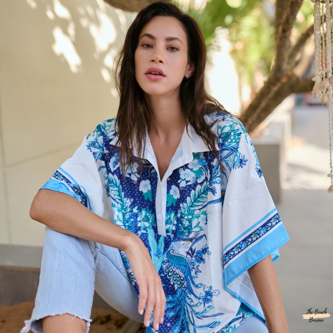 Flora Short Shirt Kaftan